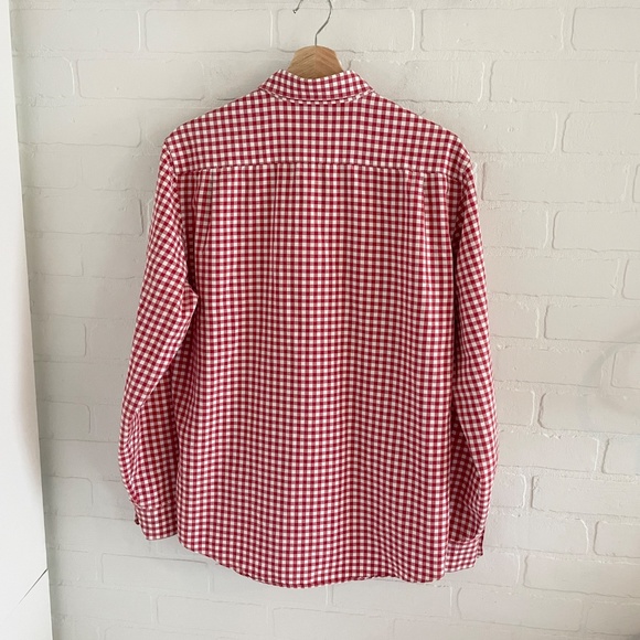 Paul Smith Byard Button down Shirt Red white Gingham Picnic Cotton Designer Sz L - Picture 11 of 14